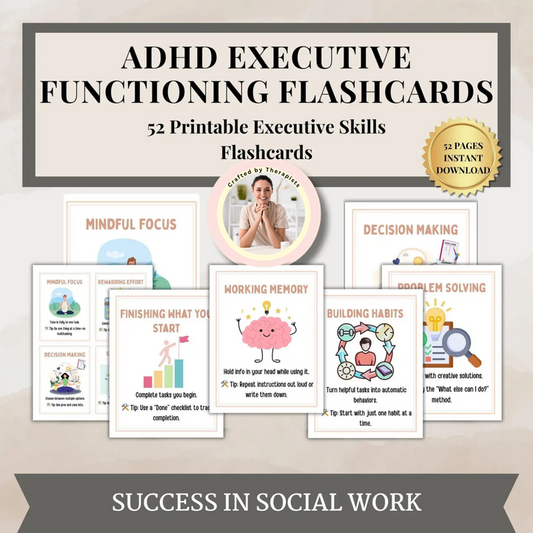 ADHD Executive Functioning Flashcards
